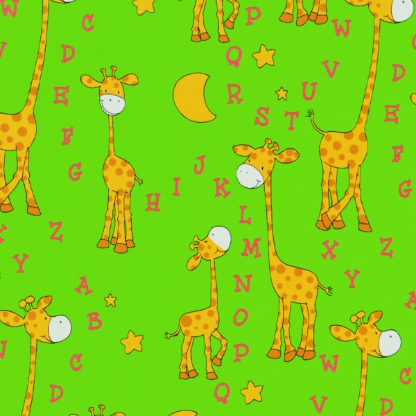 Geschenkpapierrolle 50cm x 50m mit Giraffen-Muster – hochwertiges Papier zum stilvollen Verpacken von Geschenken