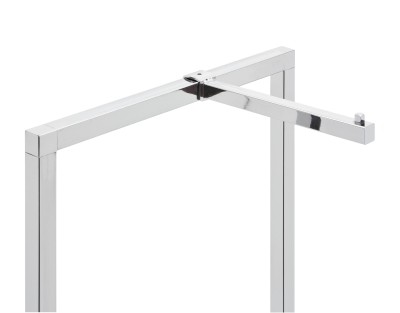 Abhängearm gerade 25 cm verchromt für Taschen, Gürtel und Accessoires, stabil und elegant