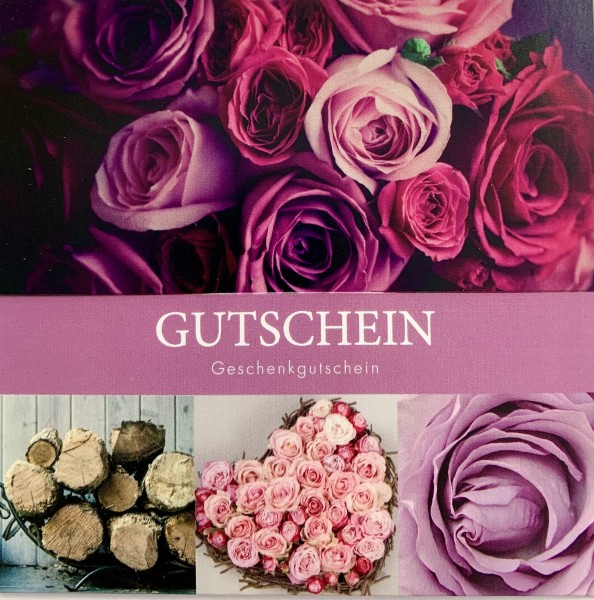 Geschenk Gutschein 12 Stück mit Kuvert
