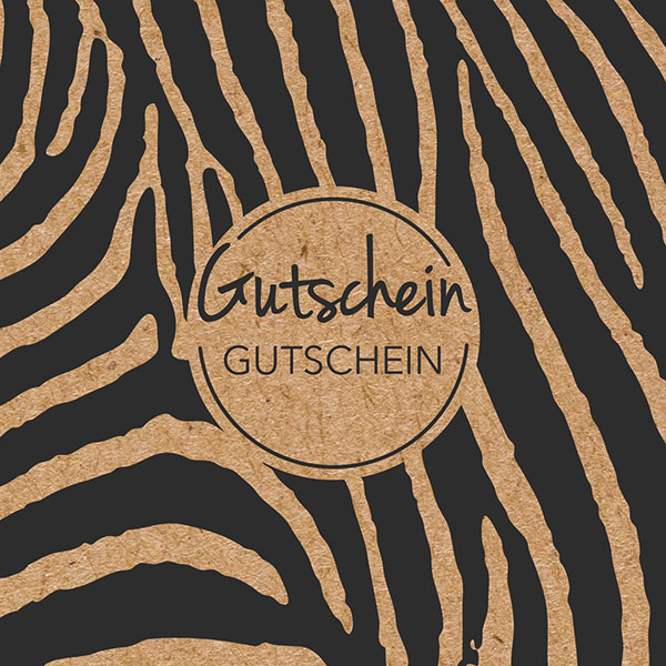 Geschenk Gutschein 12 Stück mit Kuvert