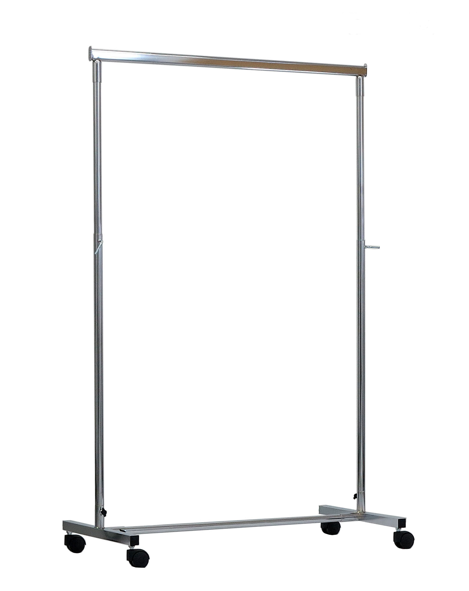 Kompakter Kleiderständer Vorderansicht – platzsparend und höhenverstellbar