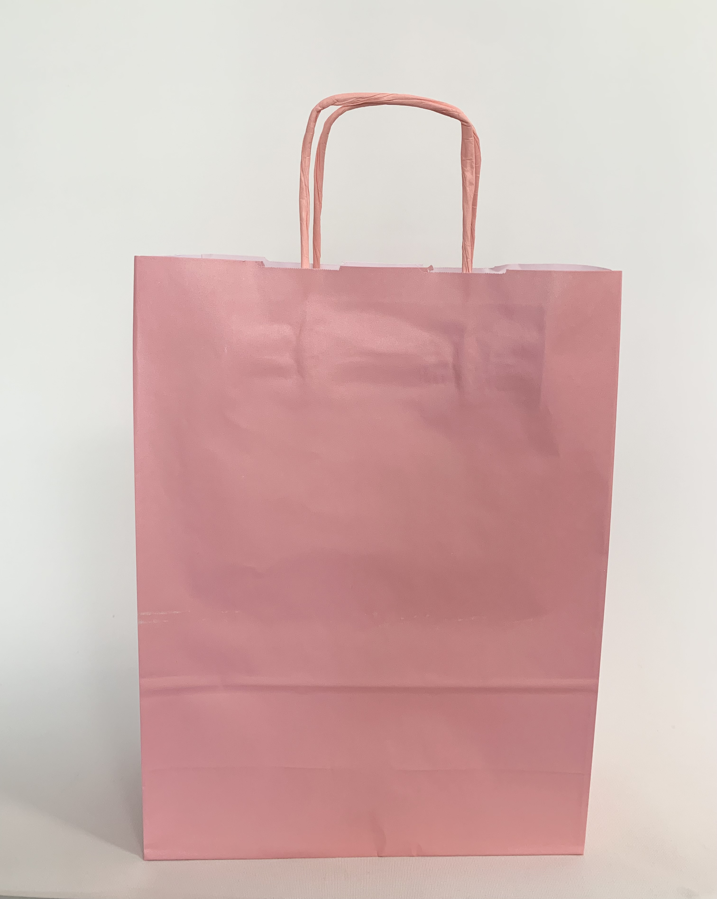 Papiertragetasche rosa mit Kordel, VE= 25 Stück