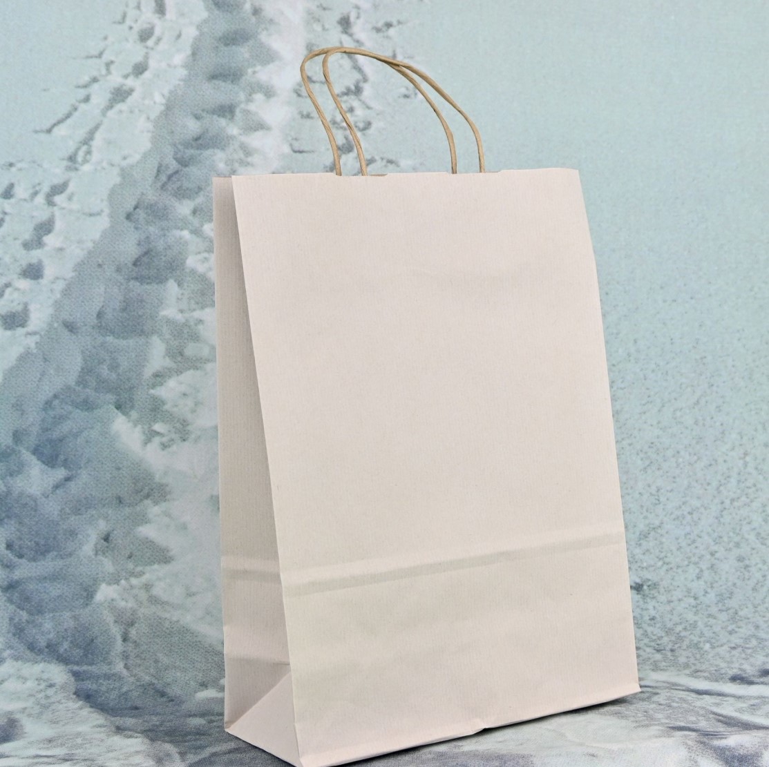 Papiertragetasche Perl mit stabiler Papierkordel