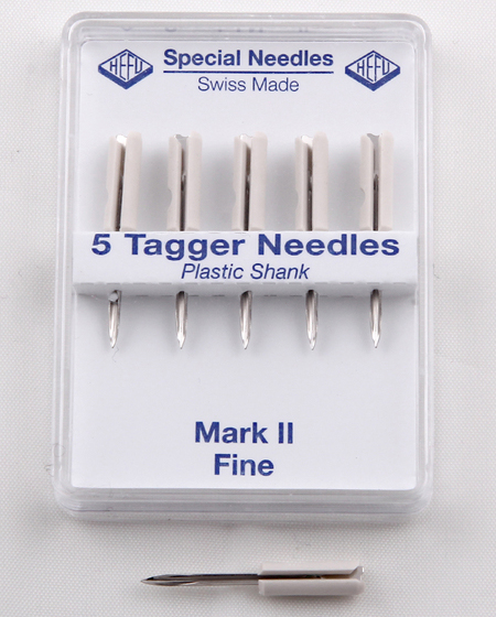loxt03CmB0VCTACzkoC Ersatznadel fein für Taggy2 X / QuickStar X, fein 5 Nadeln