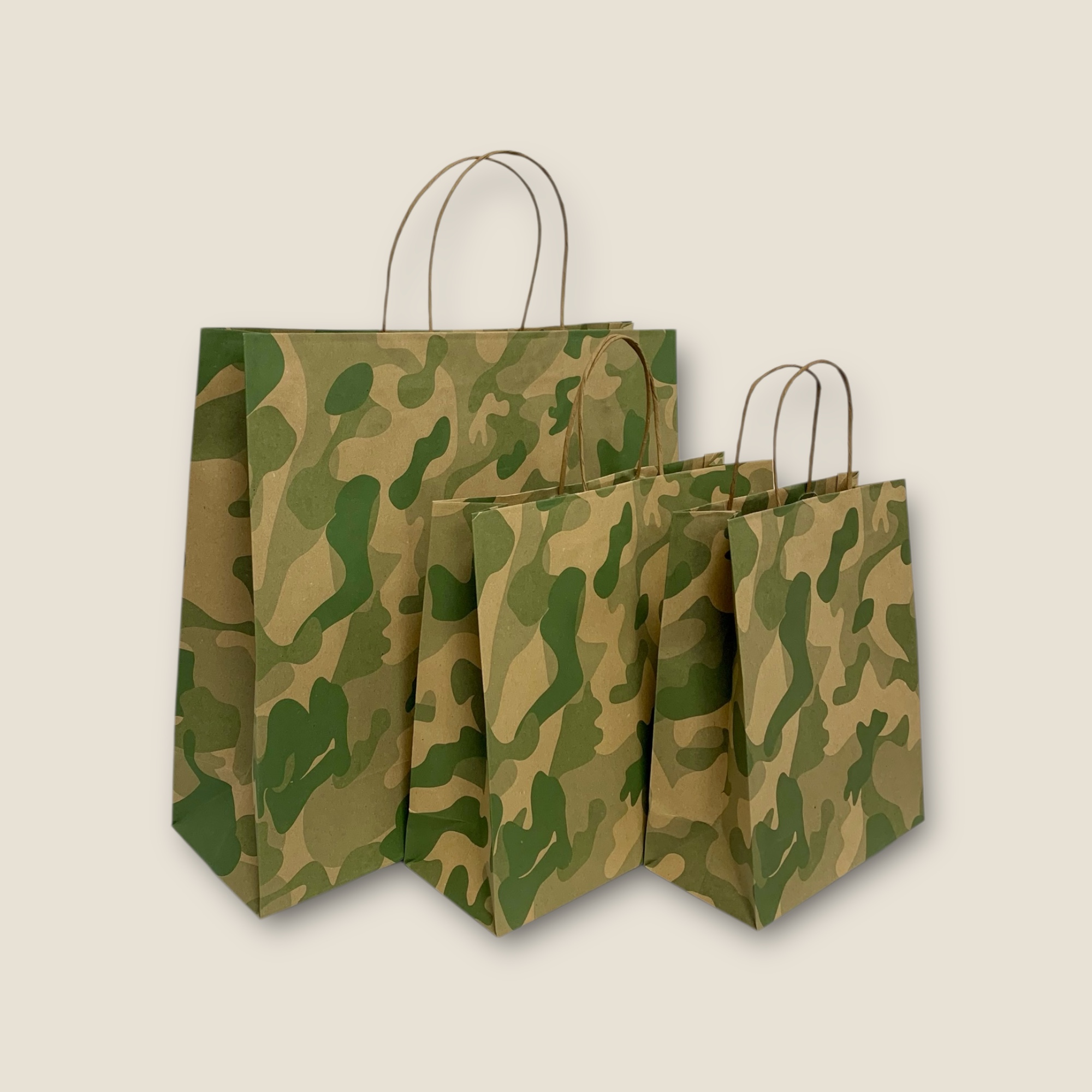 Papiertragetasche mit Umschlag und Kordel,  25 Stück Papiertragetasche mit Umschlag und Kordel,  25 Stück