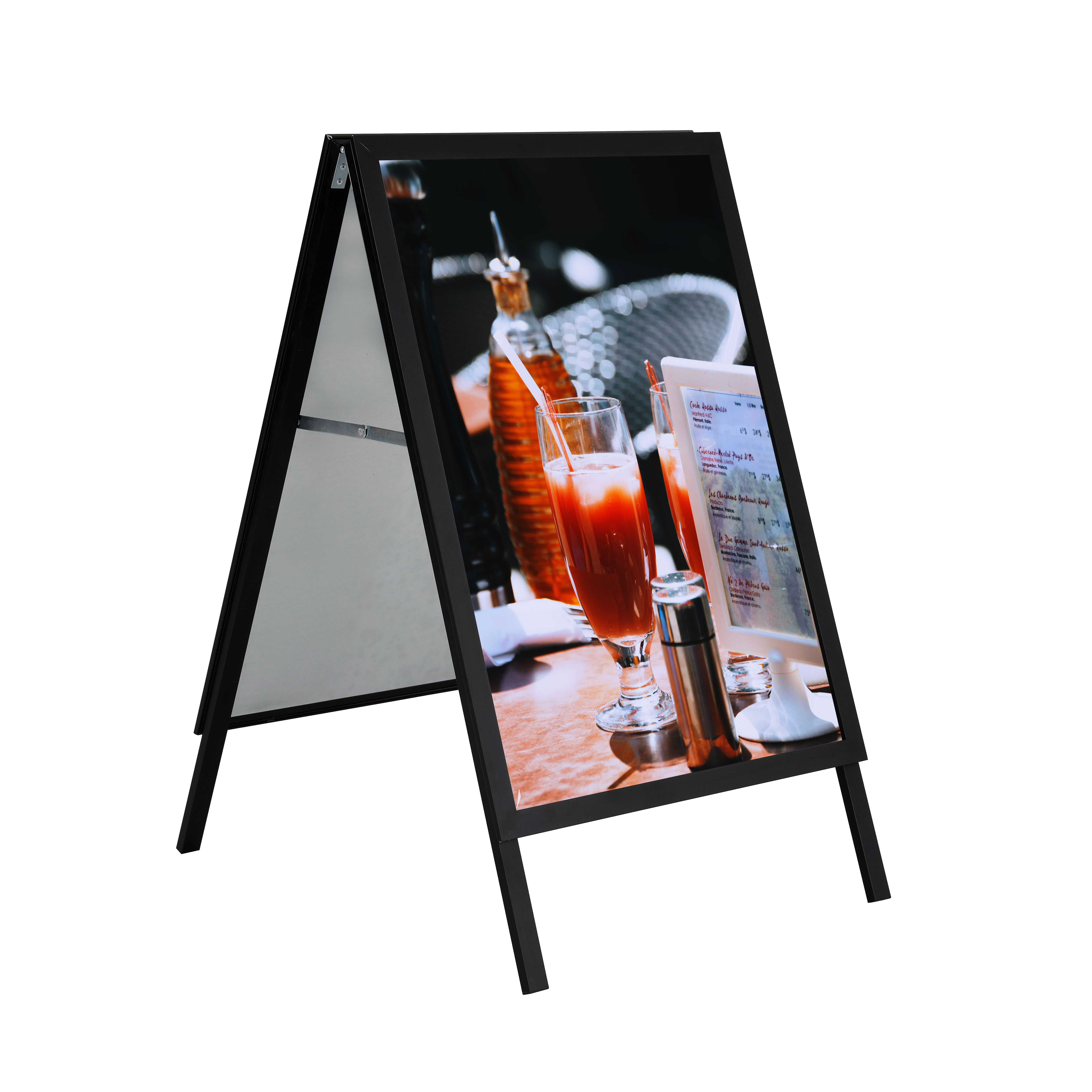 Kundenstopper Outdoor, HardLine, 33 mm, Gehrung, schwarz, DIN A1 Kundenstopper Outdoor, HardLine, 33 mm, Gehrung, schwarz, DIN A1