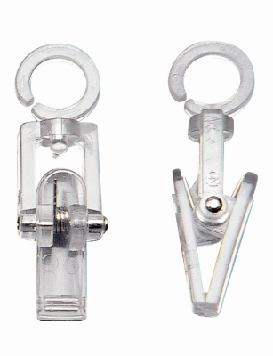 305-098t Klammer für Schals und Tücher in transparent