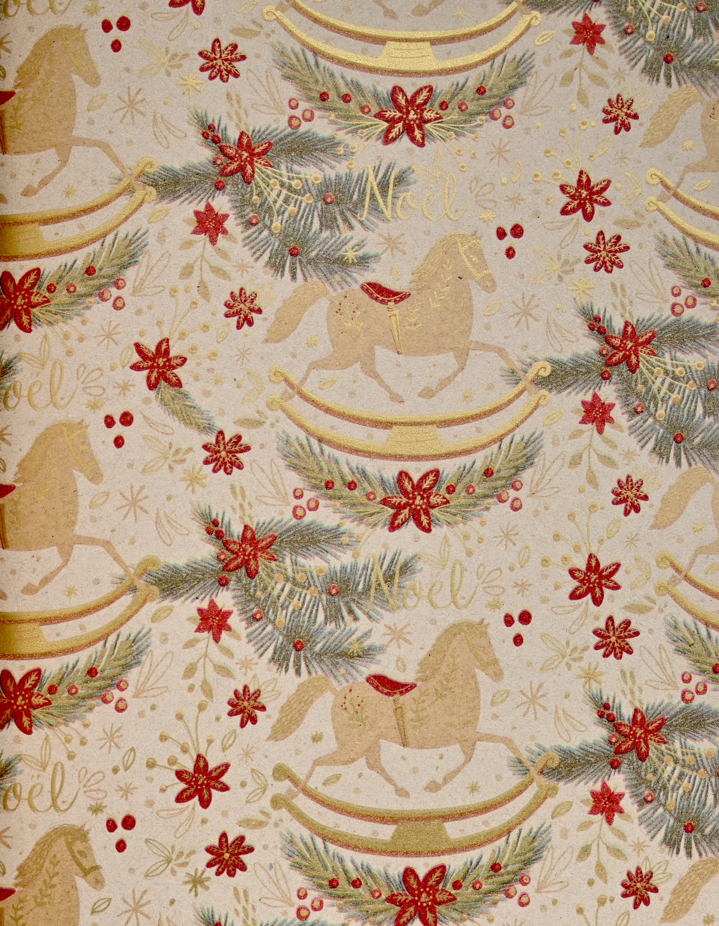 Weihnachts- Geschenkpapier, 50cm x 50m Weihnachts- Geschenkpapier, 50cm x 50m