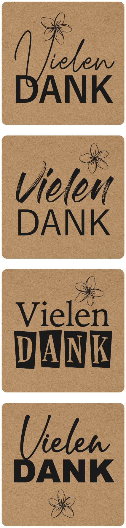 Label Aufkleber  