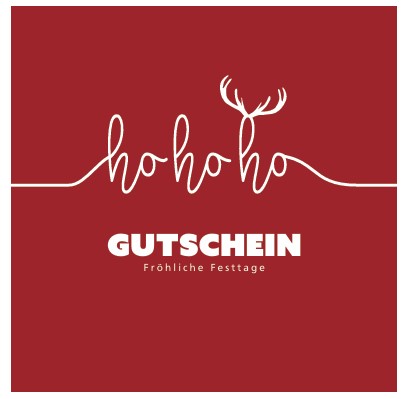 Geschenk Gutschein 12 Stück mit Umschlag