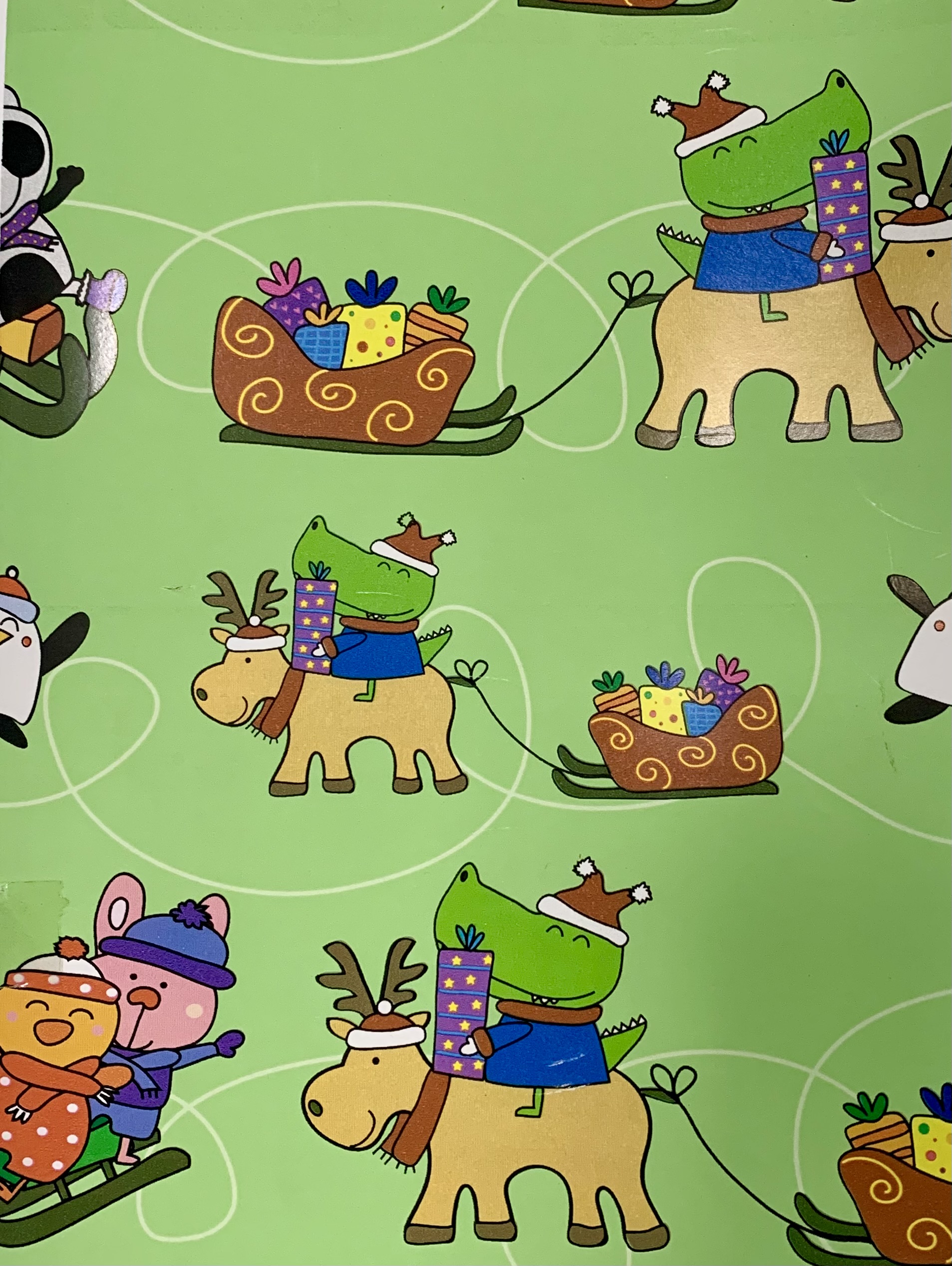 Weihnachts - Geschenkpapier, 50cm x 50m Weihnachts - Geschenkpapier, 50cm x 50m