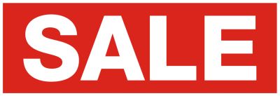 Ankleber "SALE"  1 Stück