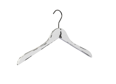 p768487101 Holzkleiderbügel VINTAGE-WEISS, L43cm (VE 100 Stück)