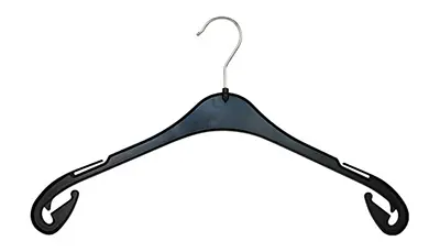 Flachbügel Kunststoff schwarz, VE