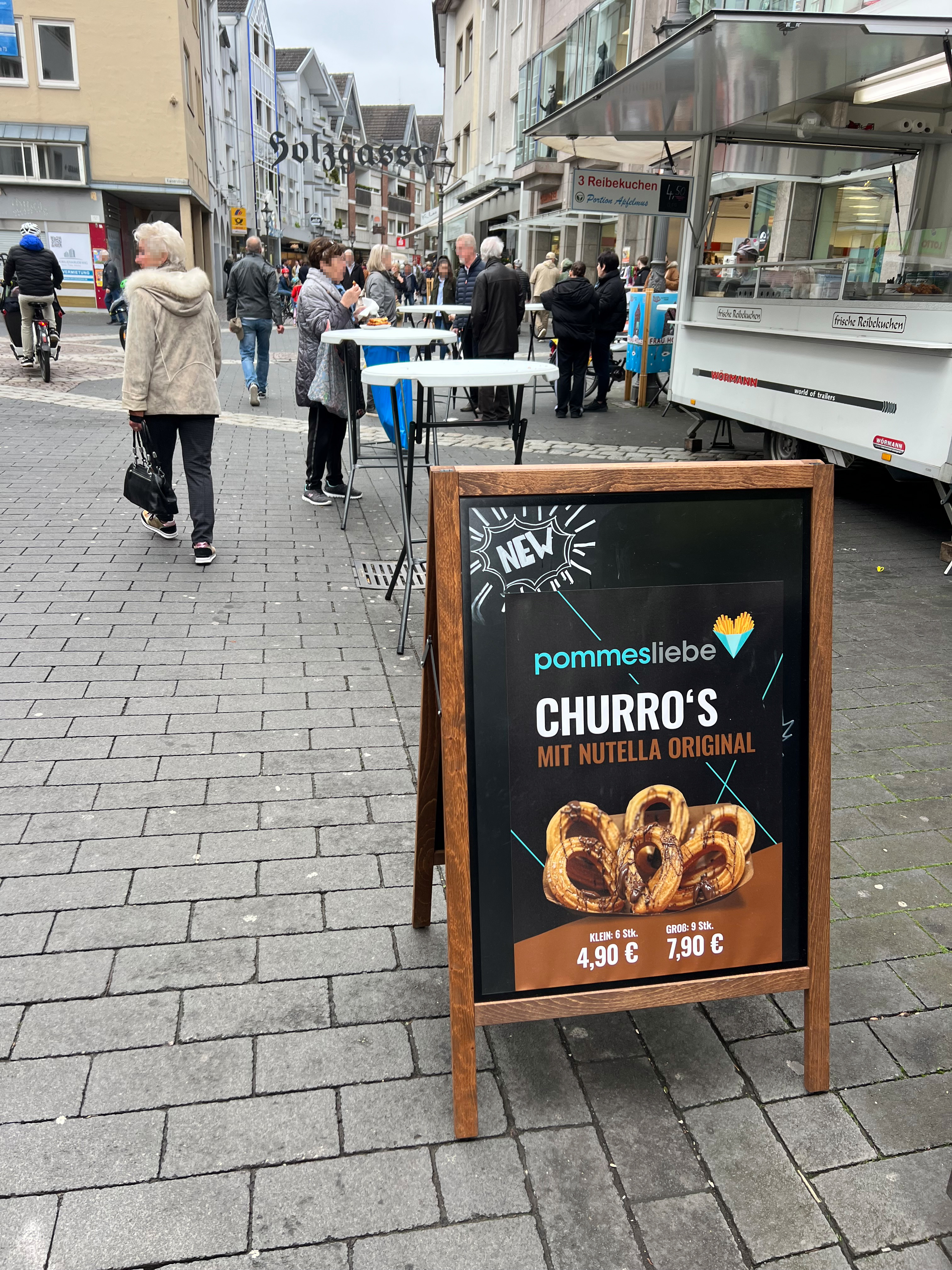 Holz Kundenstopper Multi, DIN A2, dunkles Holz Holz Kundenstopper Multi, DIN A2, dunkles Holz