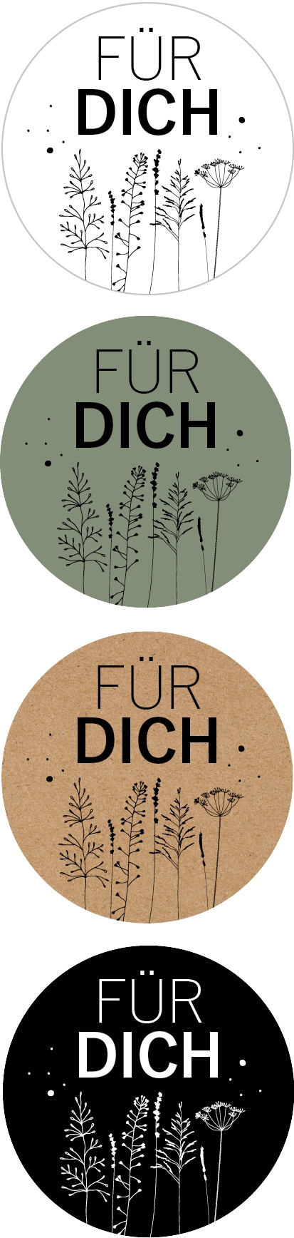 Label Aufkleber 