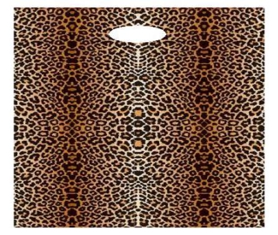 Grifflochtragetasche Leopard 25/50 Stück