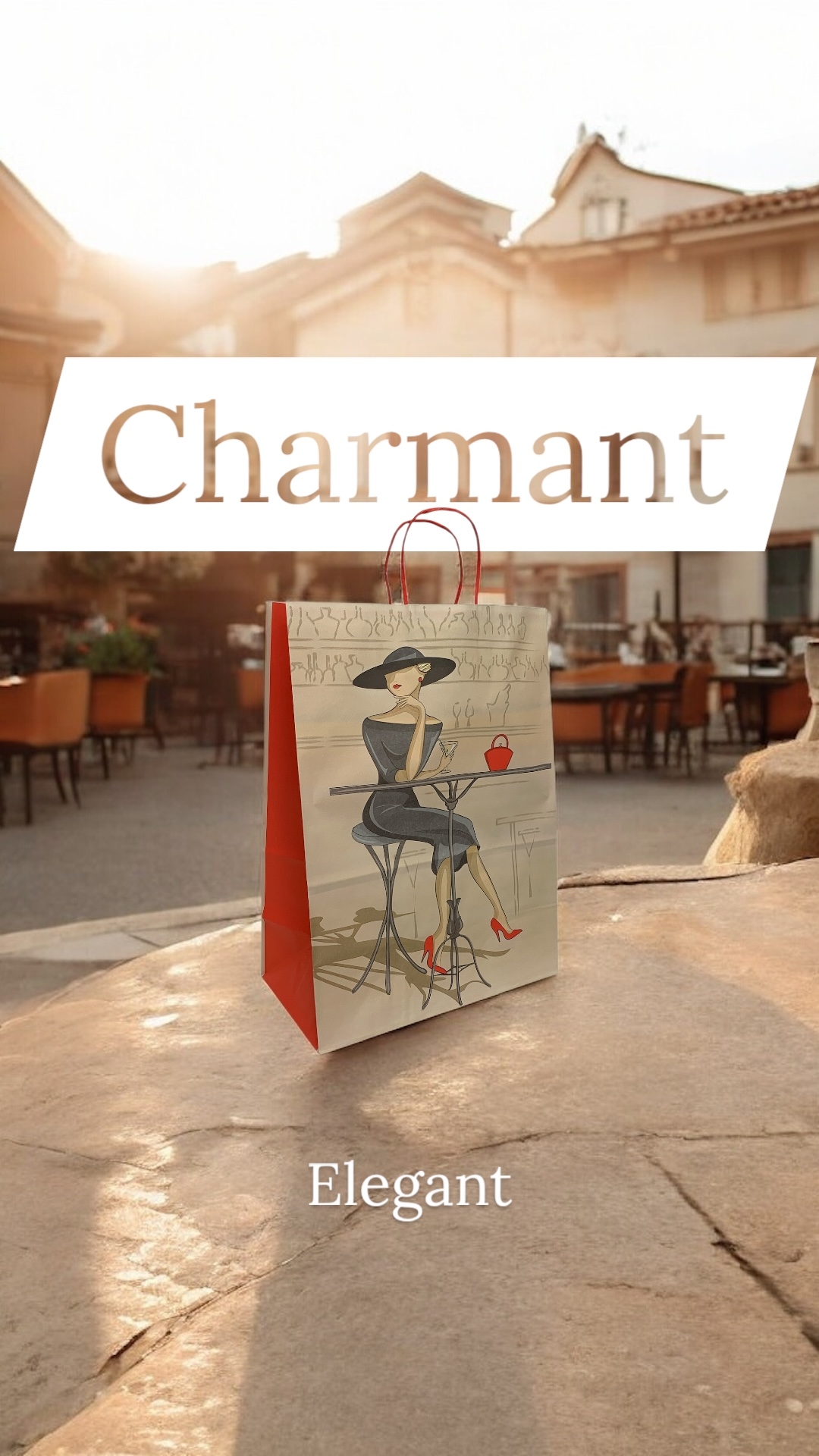 Papiertragetaschen 25 Stück "Elegant" Papiertragetaschen 25 Stück "Elegant"