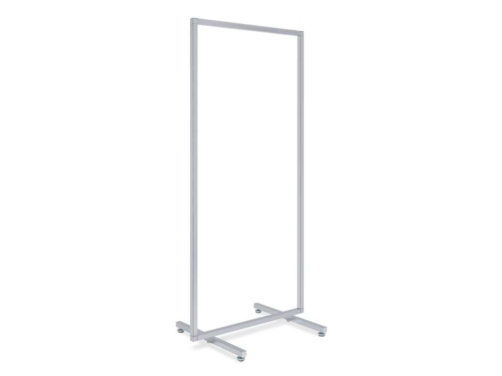 Abhängeständer aus Vierkantrohr verchromt 71cm - 99cm  lang