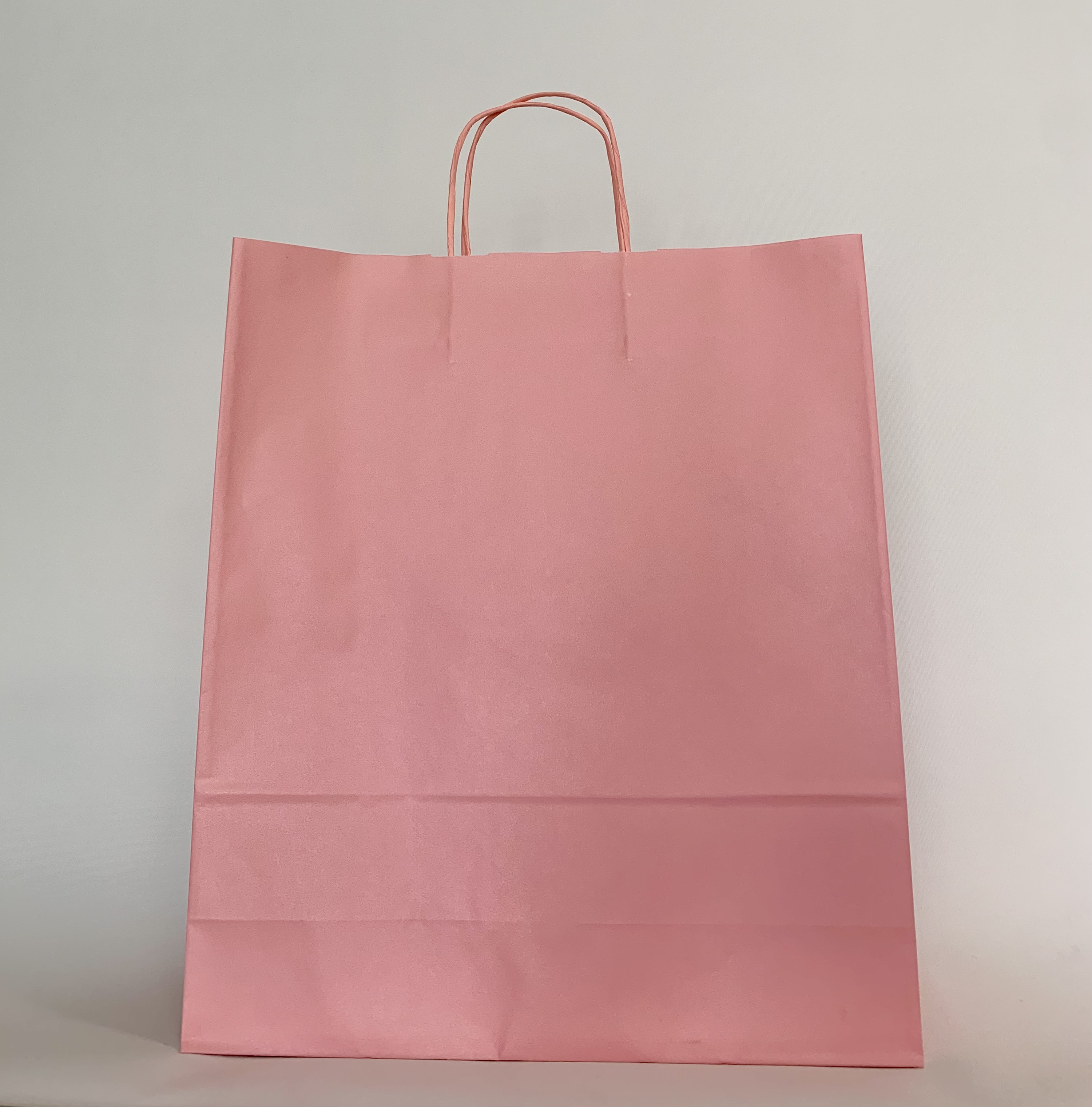 Papiertragetasche rosa mit Kordel, VE=25 Stück