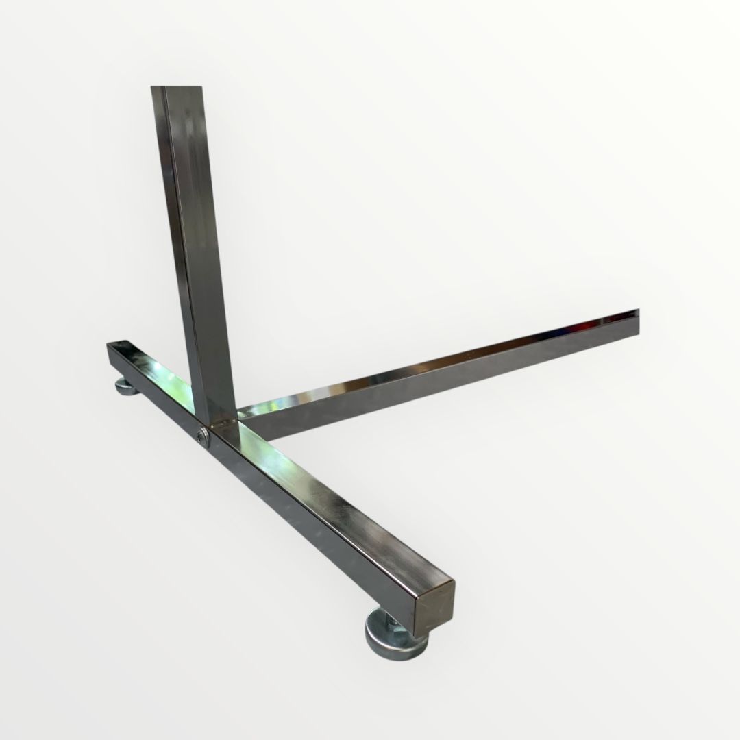 Kleiderständer 100 cm, robuster Fuß aus Vierkantrohr