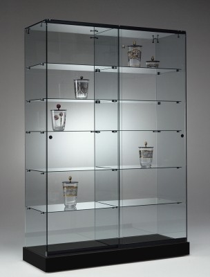 Ganzglasvitrine 1250x460x1820mm 