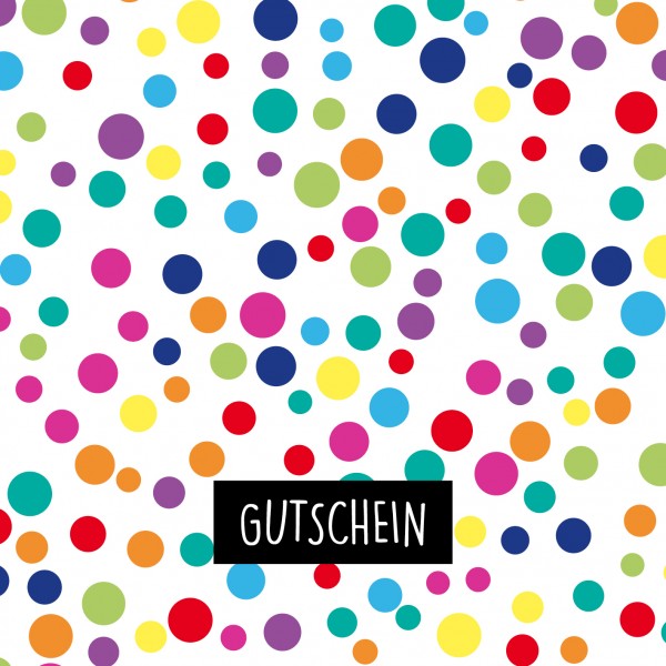 Geschenk Gutschein 12 Stück mit Umschlag