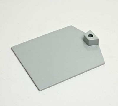 Fußplatte KB grau, 160x220mm mit Gewicht